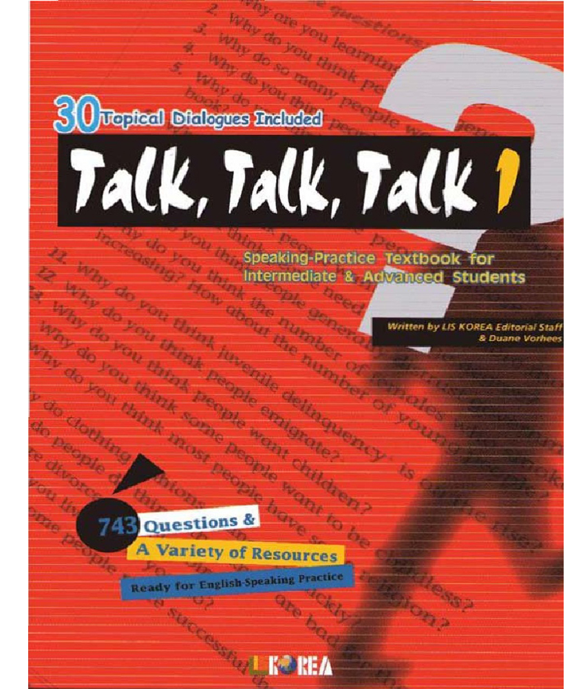 TALK TALK TALK 1 Cover